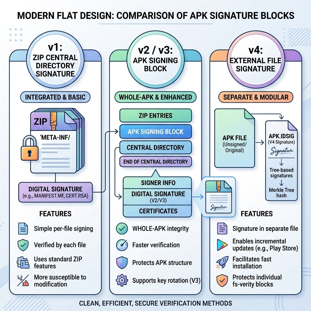 APK Signature Scheme Differences